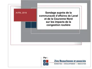 Impact of Traffic Congestion on Businesses in Laval and North Crown Region