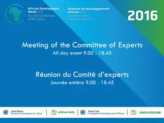 IDEP Governing Council and Committee of Experts Meetings
