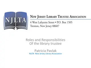 Library Trustee Roles and Responsibilities: A Guide for Effective Governance