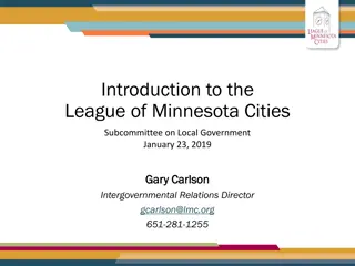 League of Minnesota Cities: Advocating for Excellence in Local Government