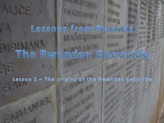Lessons from Rwanda: Understanding the Rwandan Genocide