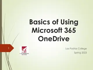 Efficient Guide to Microsoft 365 OneDrive Usage at Las Positas College