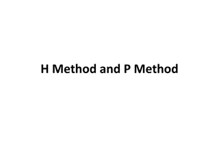 H-Method and P-Method in Finite Element Modeling