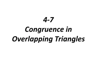 Congruence in Overlapping Triangles