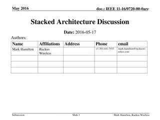 Stacked Architecture Model in 802.11 Discussion