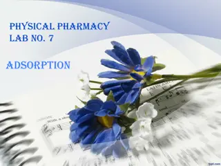 Adsorption in Physical Pharmacy Lab