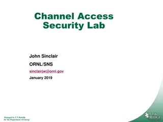 Advanced Channel Access Security Lab Procedure for Experts