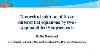 Numerical Solution of Fuzzy Differential Equations by Two-Step Modified Simpson Rule