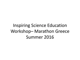 Unforgettable Experiences at Science Workshops and Conferences
