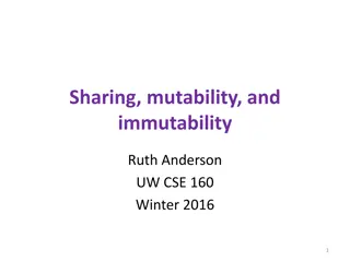 Mutability and Immutability in Programming