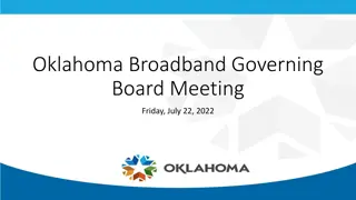 Oklahoma Broadband Governing Board Meeting Agenda