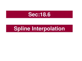 Spline Interpolation for Polynomial Approximation