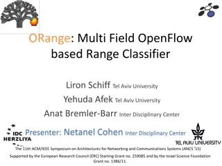 Advanced OpenFlow Network Classification and Ranges Analysis