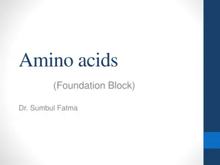Amino Acids: Structures, Classification, and Properties