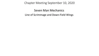 Seven-Man Mechanics for Football Officials: Line of Scrimmage and Down-Field Wings