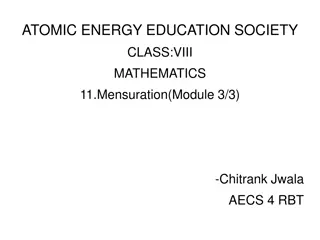 Volume of Cube, Cuboid, and Cylinder in Mathematics Class VIII