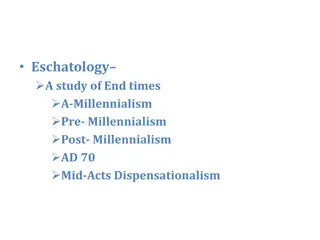 Understanding Eschatology: A Study of End Times