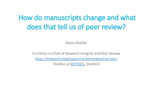 Manuscript Changes and Insights into Peer Review Process