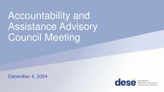 Advisory Council Meeting Dec 4, 2024: Accountability & Assistance