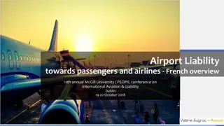 Liability of Airport Operators for Passenger and Aircraft Damage