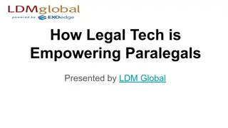 How Legal Tech is Empowering Paralegals