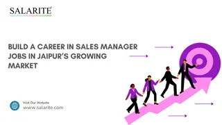 Build a Career in Sales Manager Jobs in Jaipur’s Growing Market