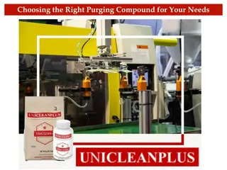 Choosing the Right Purging Compound for Your Needs