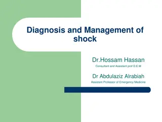 Diagnosis and Management of Shock in Emergency Medicine