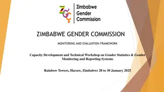 Gender Commission Monitoring Framework in Zimbabwe