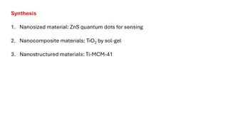Nanomaterial Synthesis Techniques: ZnS Quantum Dots and TiO2 Nanocomposites