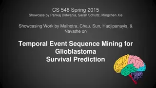 Temporal Event Sequence Mining for Glioblastoma Survival Prediction