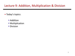 Arithmetic Operations: Addition, Multiplication, Division Explained
