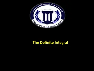 The Definite Integral in Calculus
