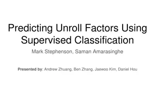 Predicting Loop Unroll Factors Using Supervised Classification