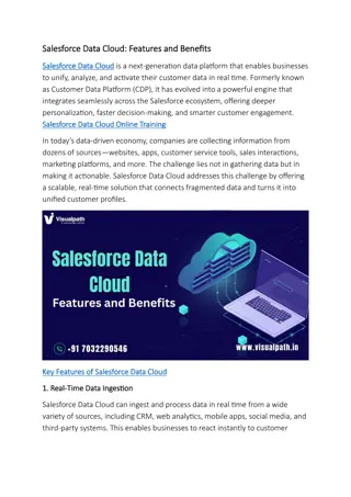 Salesforce Data Cloud - Salesforce Data Cloud Online Training