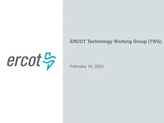 ERCOT Technology Working Group TWG Analysis and Updates