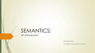 Exploring Semantics: Origin, Etymology, and Meaning