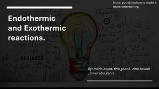 Endothermic and Exothermic Reactions in Chemistry