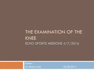 Comprehensive Knee Examination in Sports Medicine