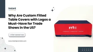 Stand Out Custom Table Covers Matter!