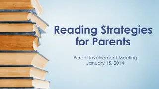 Effective Parent Involvement in Foster Reading Habits