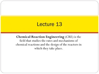 Chemical Reaction Engineering: Rates, Mechanisms, and Reactor Design