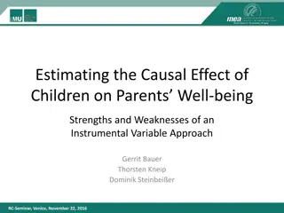 Impact of Children on Parents' Well-being Through Causal Effect Estimation
