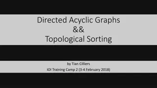 Directed Acyclic Graphs & Topological Sorting
