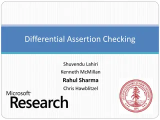 Differential Assertion Checking and Relative Correctness in Program Verification