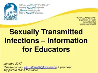Sexually Transmitted Infections Information for Educators in Nunavut