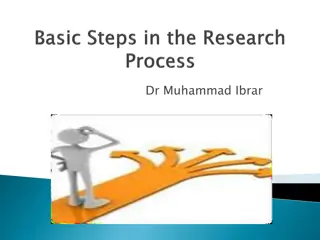 Effective Steps in Research Process for New Knowledge Acquisition