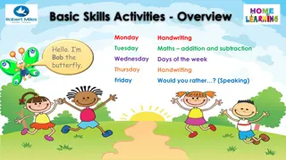 Basic Skills Activities Overview for Children