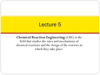 Chemical Reaction Engineering: Rates, Mechanisms, Reactor Design