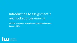 Exploring Socket Programming for Computer Networks and Distributed Systems